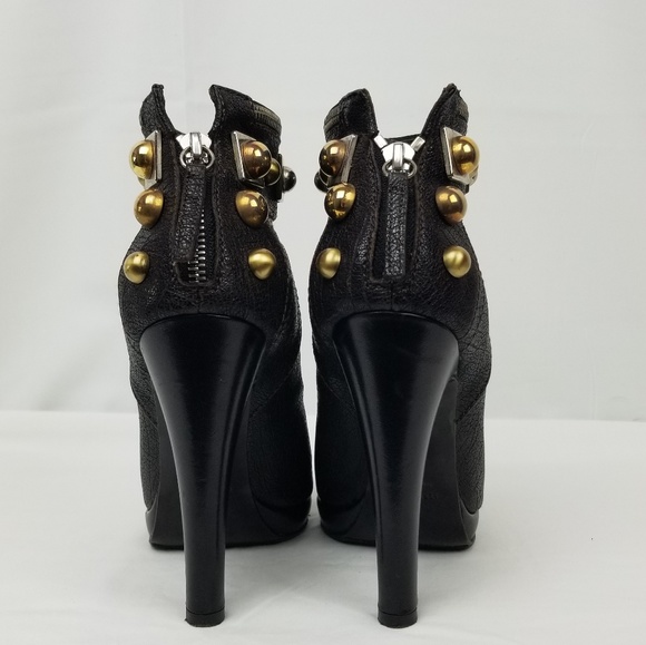 Giuseppe Zanotti Leather Ankle Boots Heels size 37 - Picture 4 of 8